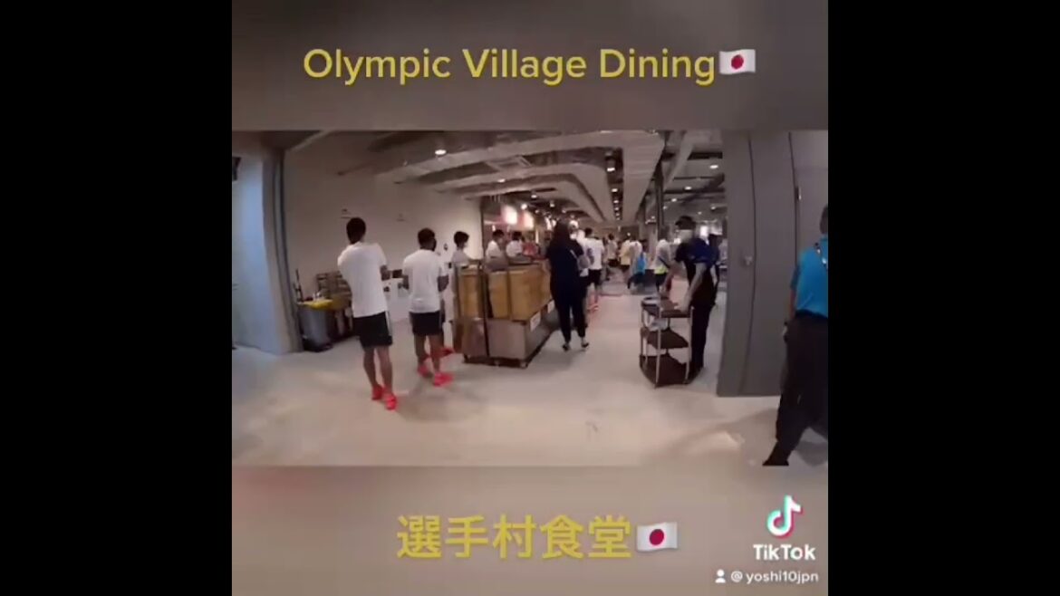 Tokyo Olympic Village Cafeteria #Shorts