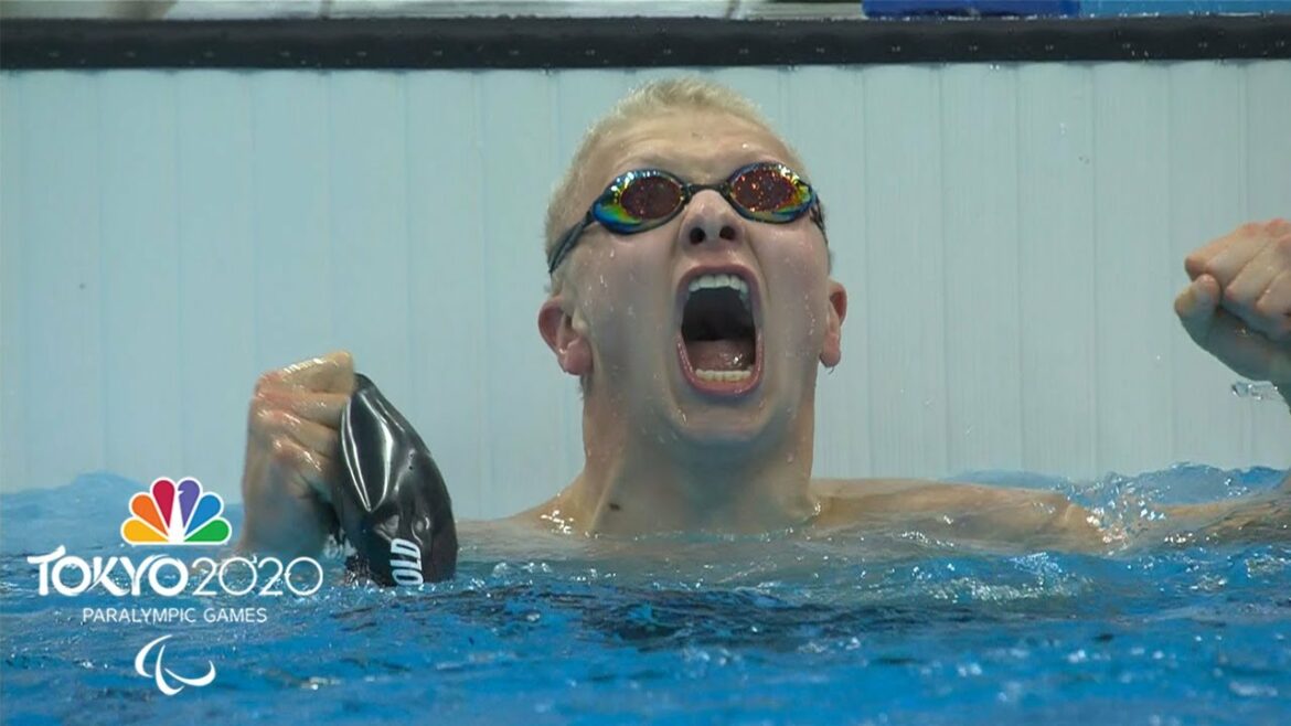 Robert Griswold breaks 100m backstroke S8 world record | Tokyo 2020 Paralympics | NBC Sports
