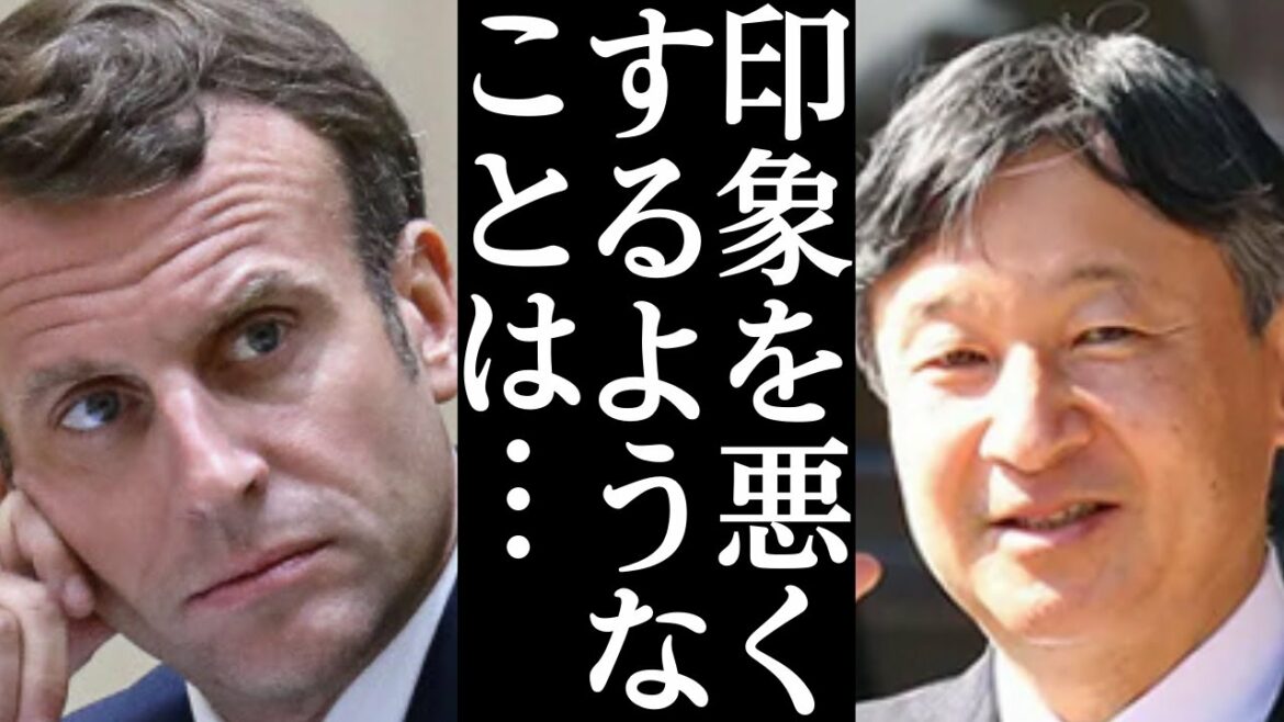President Emmanuel Macron gives a word to His Majesty the Emperor about the closing ceremony of the Tokyo Olympics … Many criticisms of Mr. Akishinomiya’s attendance at the closing ceremony