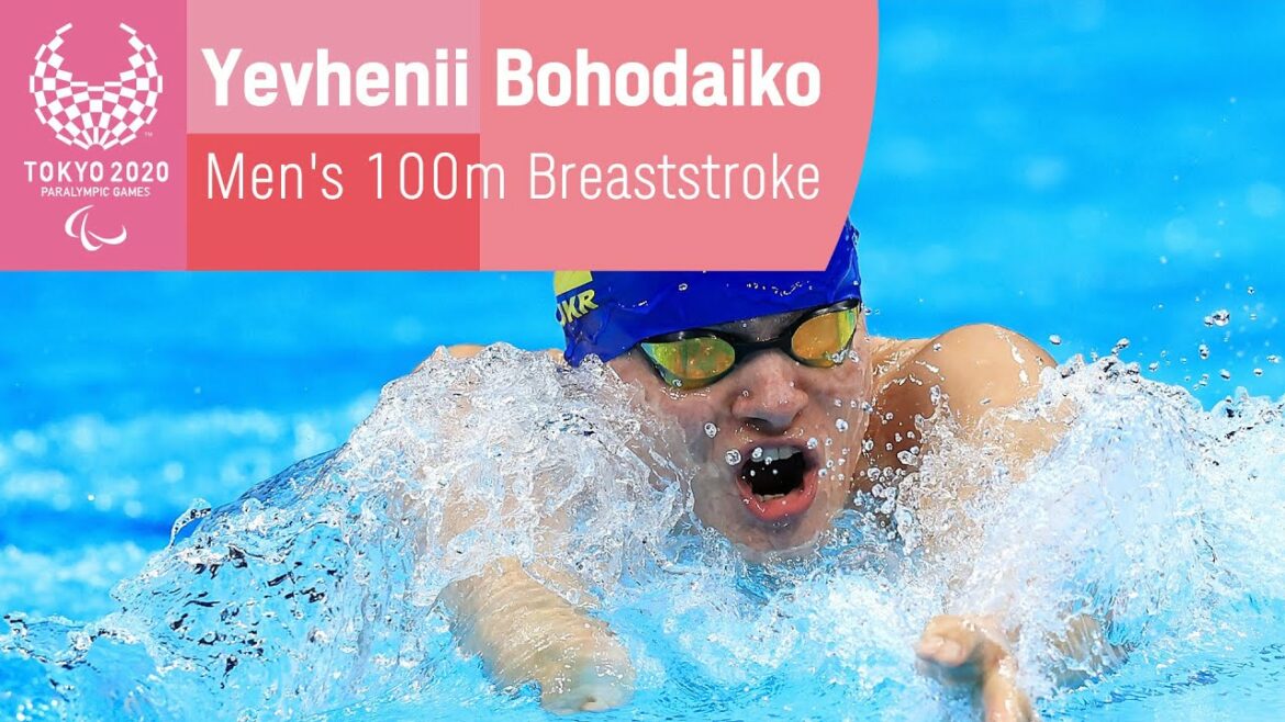 Yevhenii Bohodaiko Wins Gold in Men’s 100m Breaststroke – SB6 Final | Tokyo 2020 Paralympic Games
