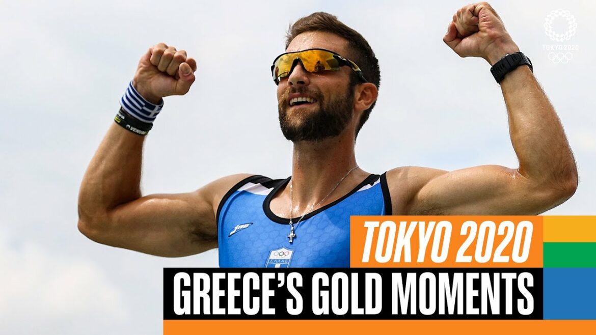 馃嚞馃嚪馃Greece’s gold medal moments at #Tokyo2020 | Anthems