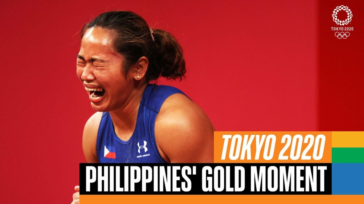 π΅π π₯ Philippines’ gold medal moment at #Tokyo2020 | Anthems