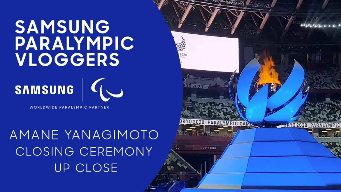 Up Close In Tokyo 2020’s Closing Ceremony w/ Amane Yanagimoto | Vlog 6 | Samsung Paralympic Vloggers