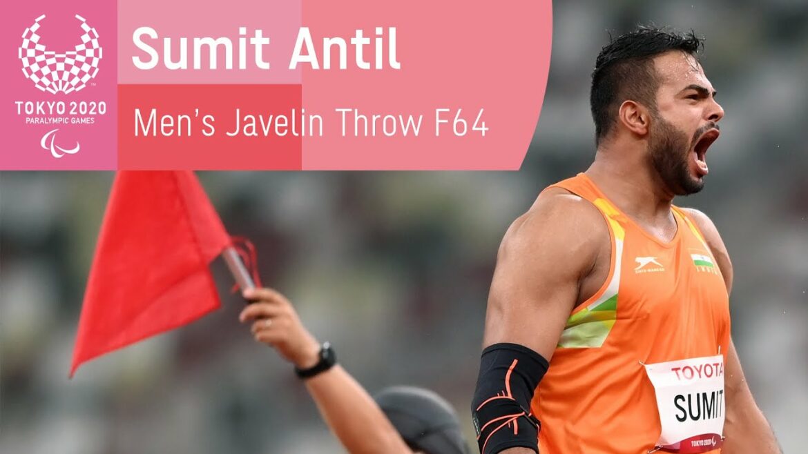 🇮🇳 India’s Sumit Antil Breaks World Record THREE Times & Wins Gold | Tokyo 2020 Paralympic Games