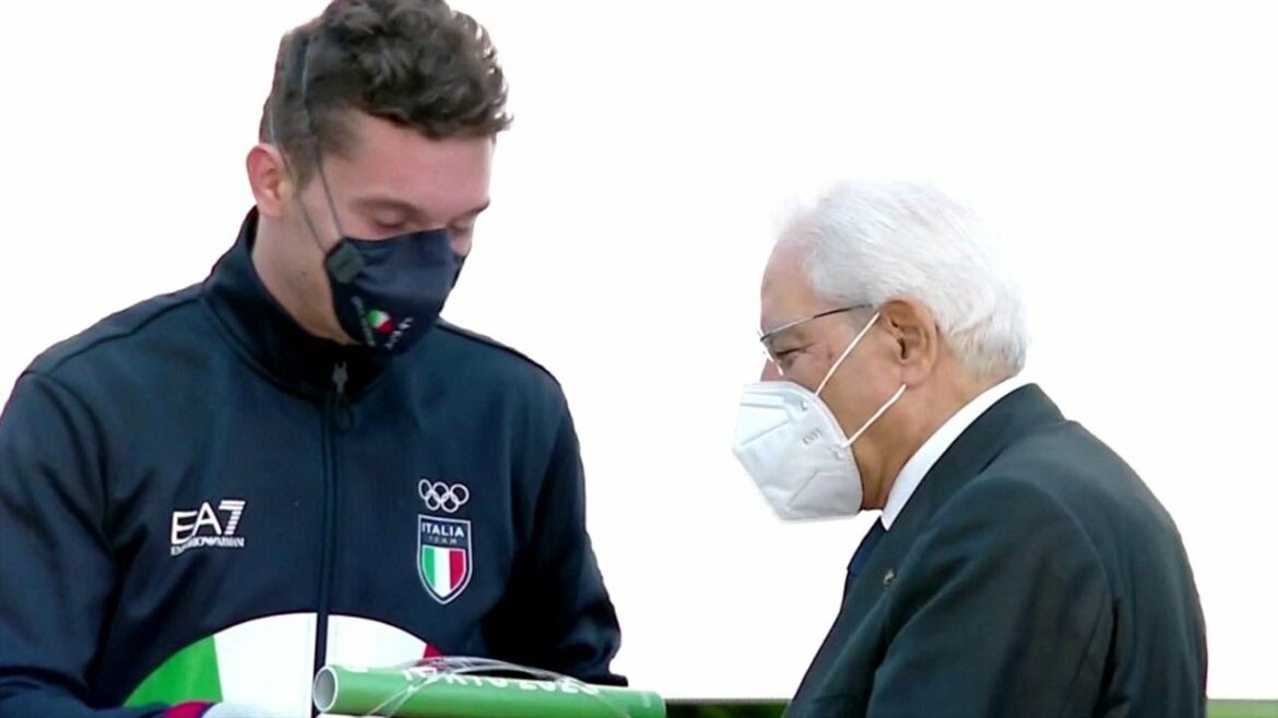 Tokyo 2020, Cake: "Pass the baton to Mattarella? How to win gold at the Olympics"