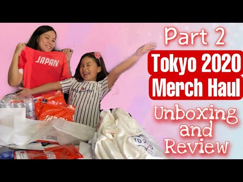 Tokyo 2020 Official Merchandise Haul Unboxing and Review Part 2