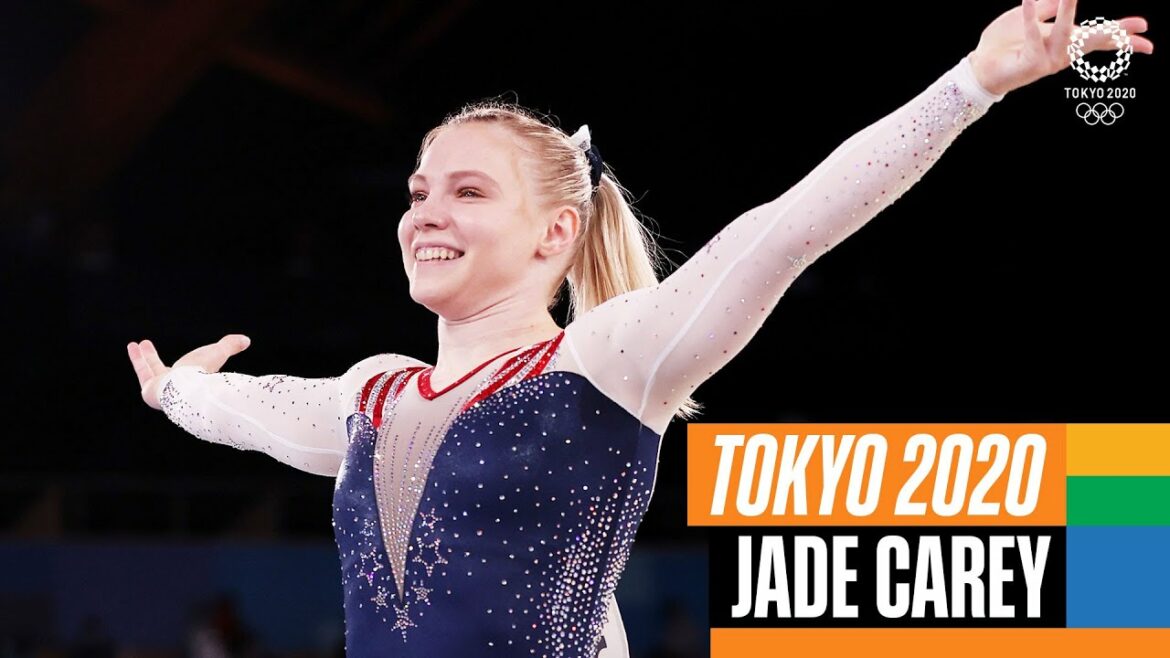"It’s been CRAZY!" πΊπΈ π₯ Jade Carey’s way to Floor Gold at Tokyo2020!