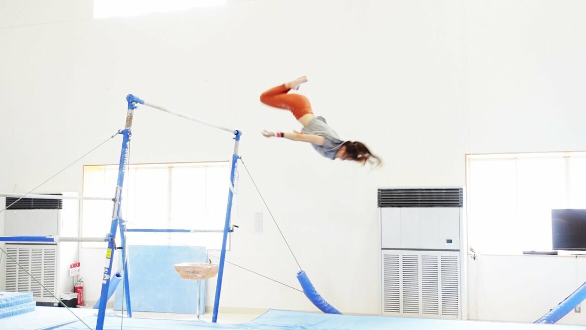 Somersaults of former gymnastics Olympic athletes were not odd !!