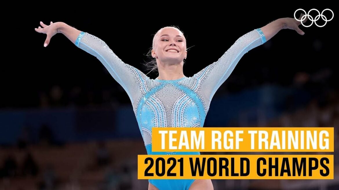 Angelina Melnikova and the women of the Russian Gymnastics Federation dazzle ahead of 2021 Worlds!