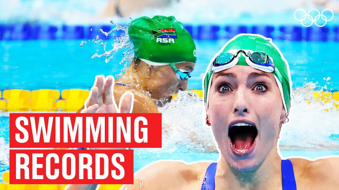 Women’s RECORD BREAKING in swimming at Tokyo 2020! 😲🏊♀️