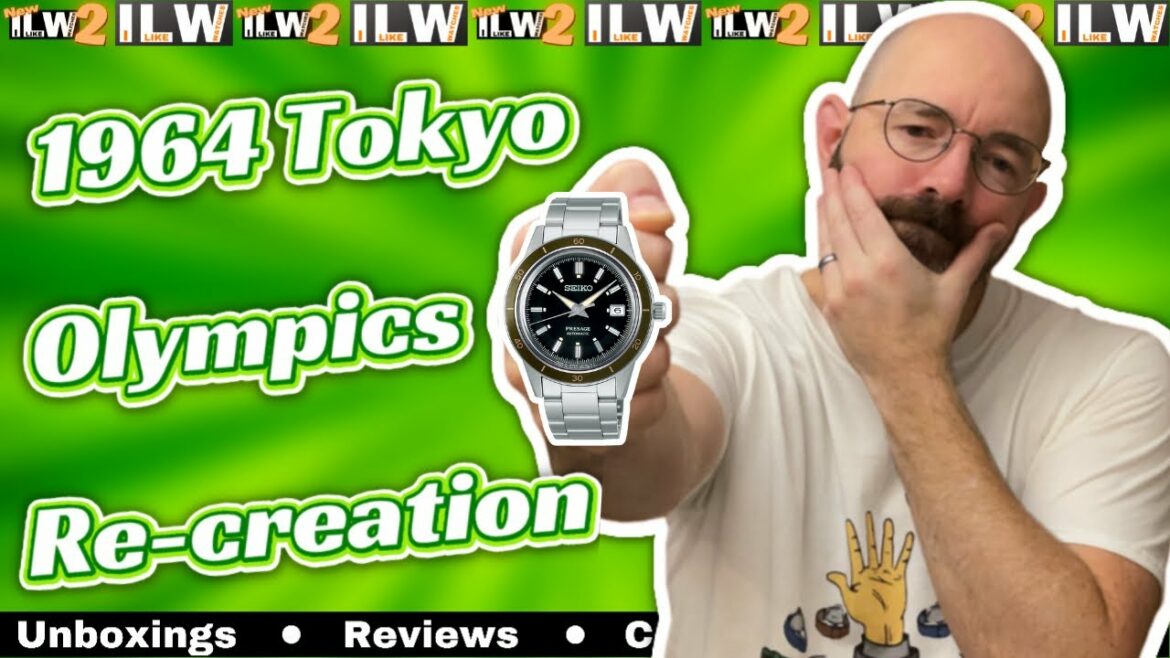STUNNING SEIKO PRESAGE VINTAGE RE-CREATION | TOKYO OLYMPICS 1964 CROWN CHRONO SRPG07J1