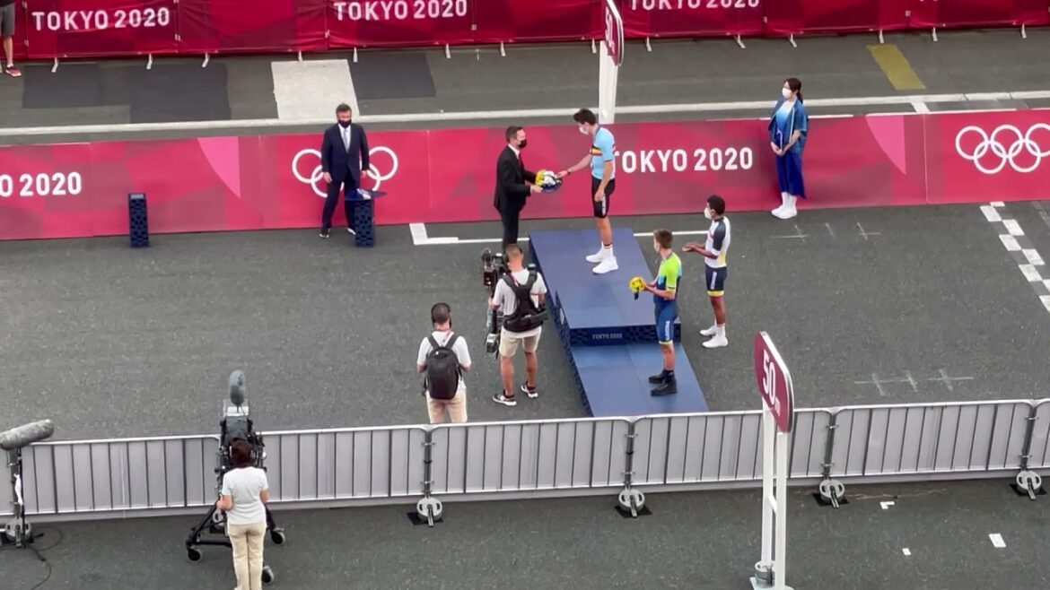2021.7.24 Tokyo Olympic Road Race Medal Ceremony