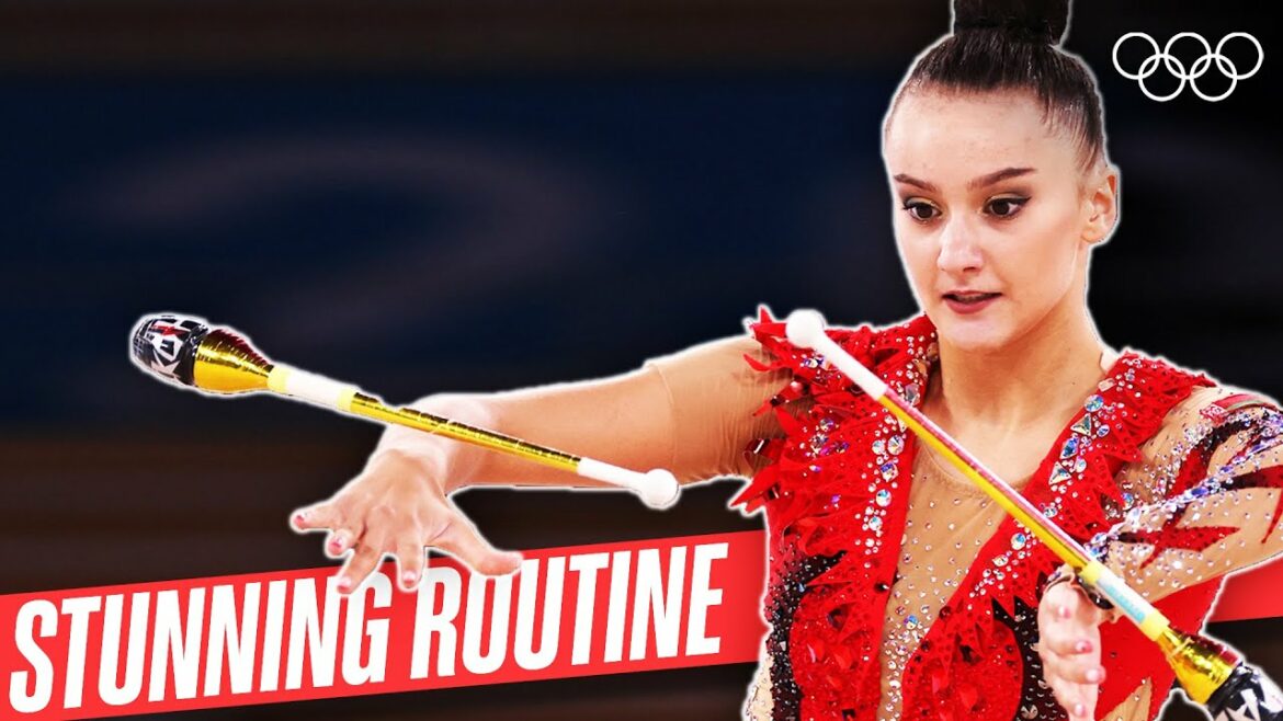 🇧🇾 Alina Harnasko’s Terrific Clubs Routine at Tokyo 2020!🥉