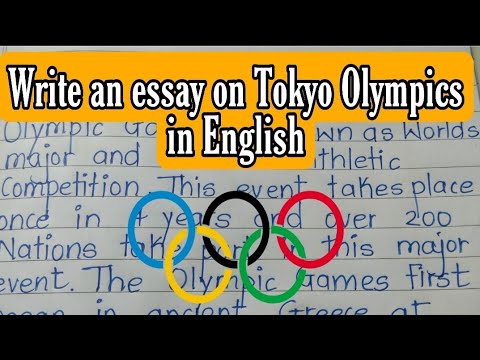 Essay on Tokyo Olympics 2021 || Essay on Olympics 2020 || English Essay on Tokyo Olympics