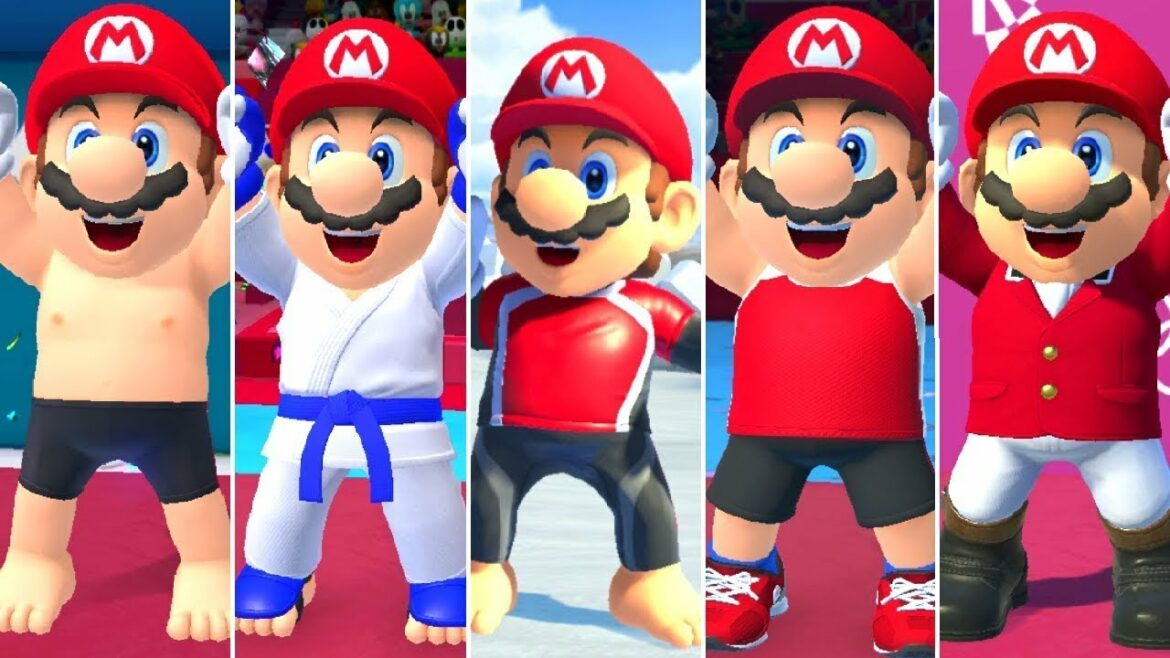 Mario & Sonic at the Olympic Games Tokyo 2020 – All Mario Costumes