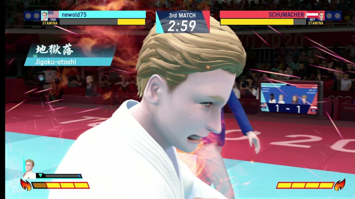 Tokyo 2020 Olympic Games Official Video Game Team Judo Qualifier Semifinals Finals USA Team