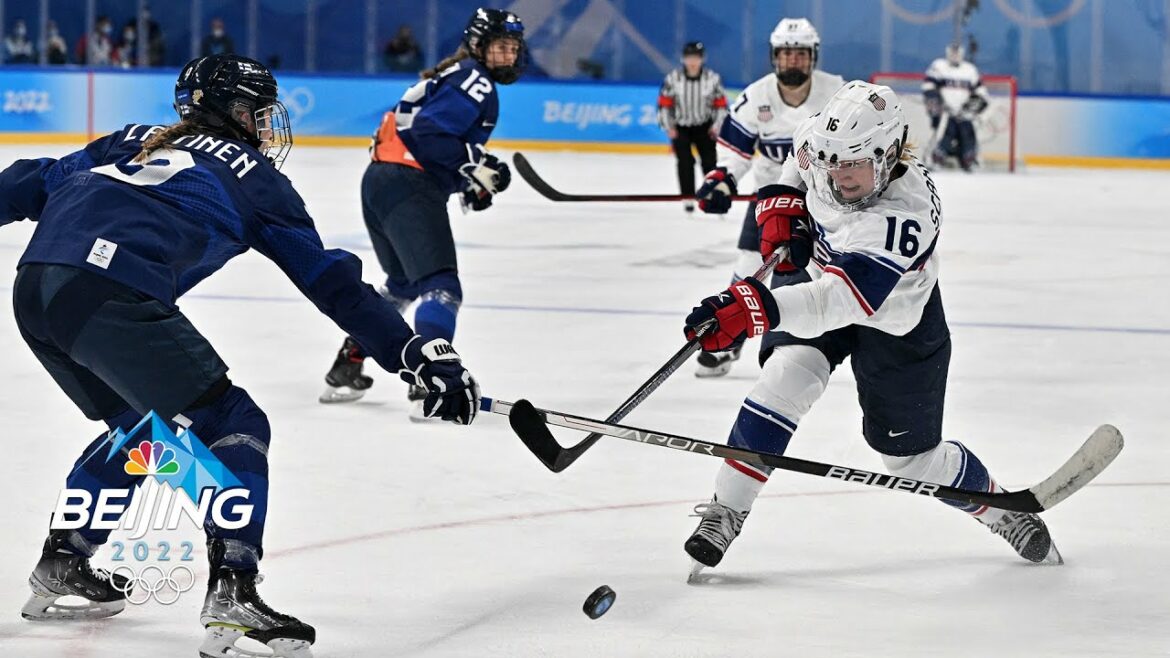 U.S. women take down Finland to begin ice hockey tournament | Winter Olympics 2022 | NBC Sports