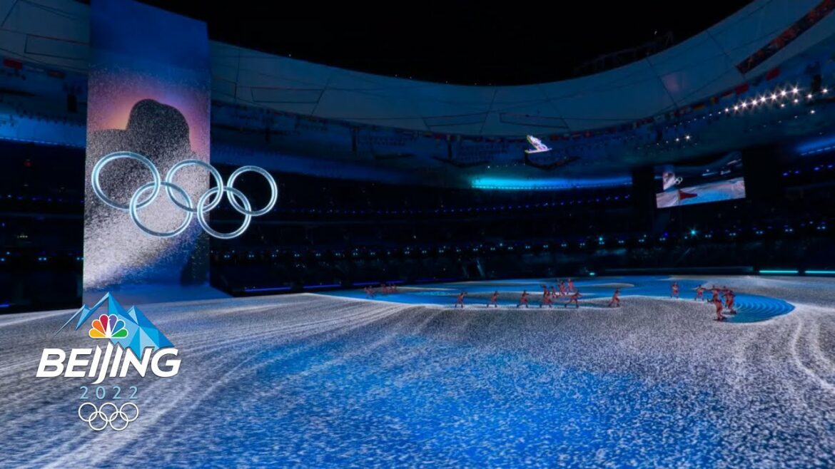 Opening Ceremony ice skaters pay tribute to a shared future | Winter Olympics 2022 | NBC Sports