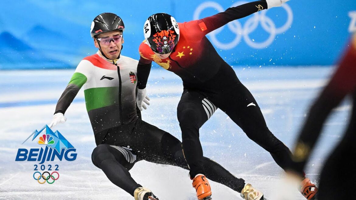 Ren Ziwei wins China’s first ever 1000m gold in chaotic final | Winter Olympics 2022 | NBC Sports