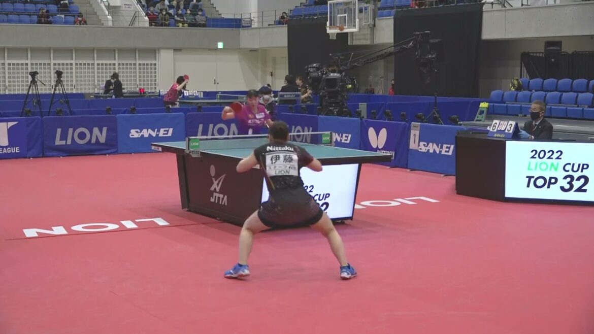 【別アングルver.】伊藤美誠 vs 張本美和|パリ五輪日本代表選考会 卓球2022 TOP32 女子シングルス2回戦
