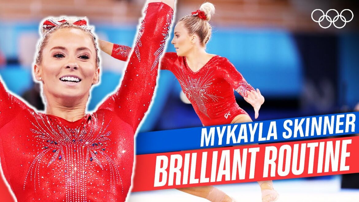 🇺🇸 Mykayla Skinner's Incredible floor routine at Tokyo 2020! 🤸