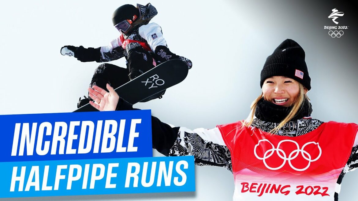 10 INSANE women's halfpipe runs at Beijing 2022 🏂