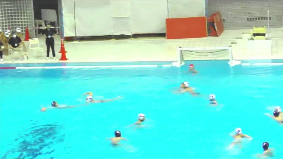 2022春JO ジュニアオリンピック水球2 のライブ配信 アテイン長浜(白)vs三重WPS(青)