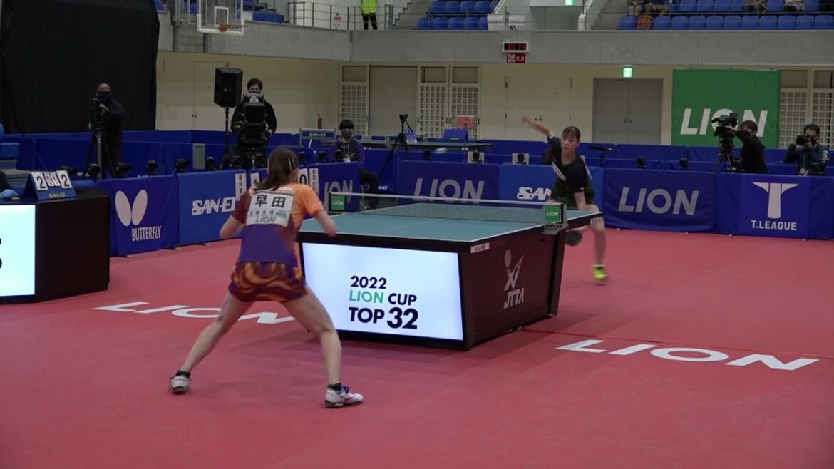 【別アングルver.】長﨑美柚 vs 早田ひな|パリ五輪日本代表選考会 卓球2022 TOP32 女子シングルス決勝