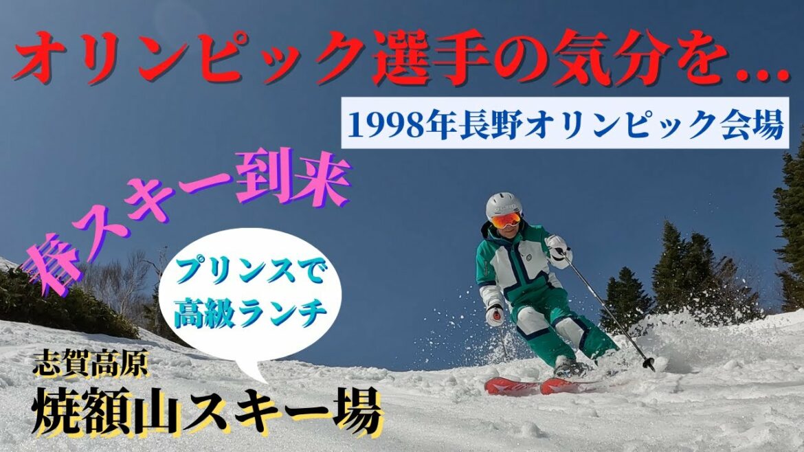 【スキー】オリンピック選手になったつもりで滑ってみた