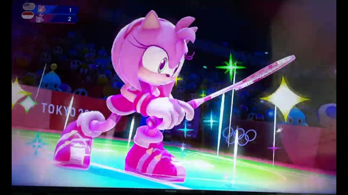 mario and sonic at the Olympic games Tokyo 2020 – (no commentary) | badminton gameplay
