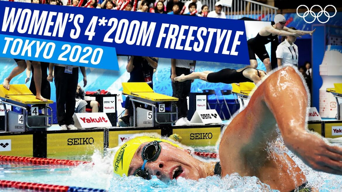 CLOSE Final! Women's 4x200m Freestyle Relay ๐๐ผโโ๏ธ| Tokyo 2020 Replays
