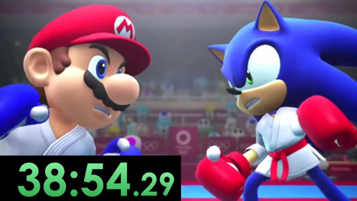 Let's Speedrun Mario & Sonic at the Olympic Games (All Events/Very Hard)