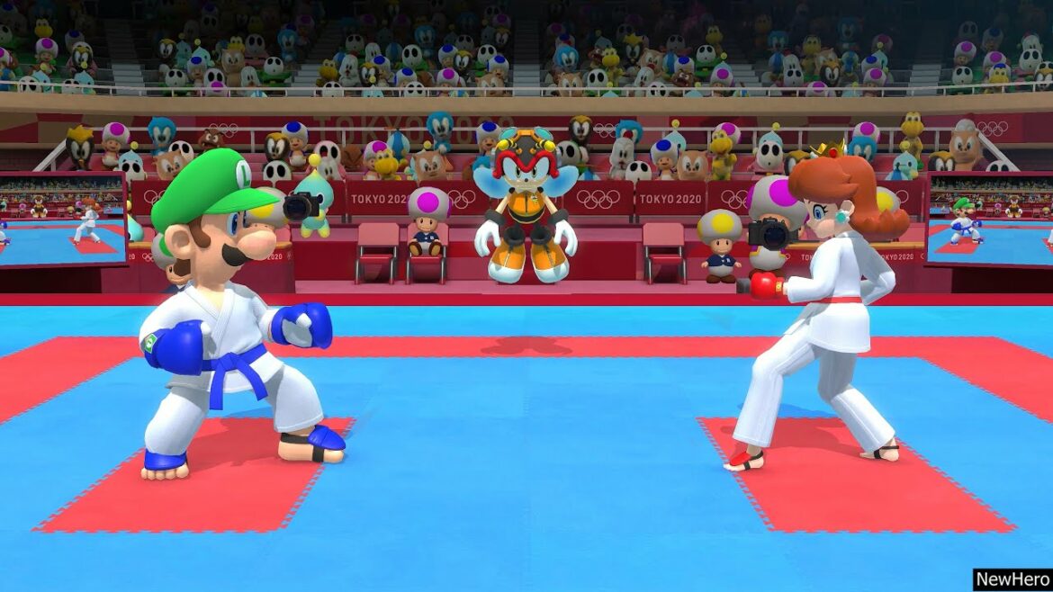 Mario & Sonic at the Tokyo 2020 Olympic Games – Luigi Vs. Daisy | Karate