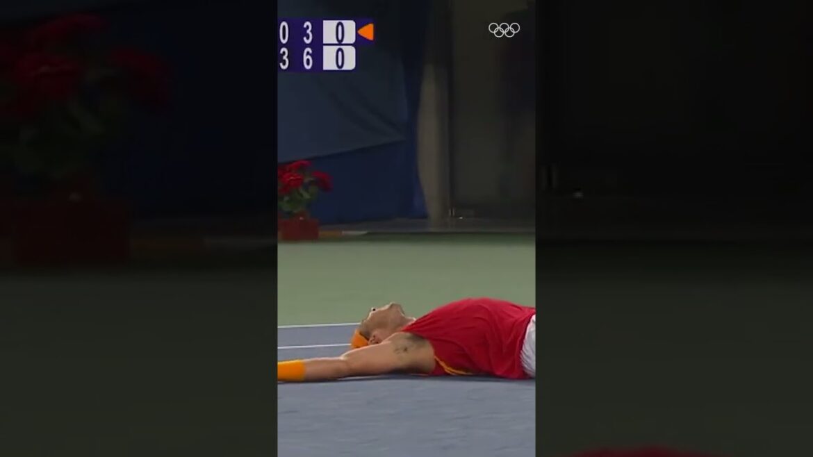 Rafa Nadal's golden moment 🇪🇸🏅