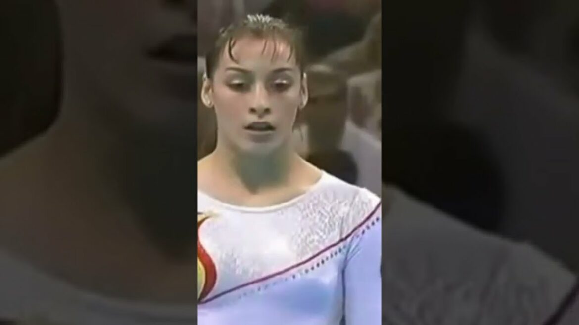 3-Time Olympic Gold Medallist Catalina Ponor (ROU) Just Got Married! Fun Floor Choreo 2004 Olympics!