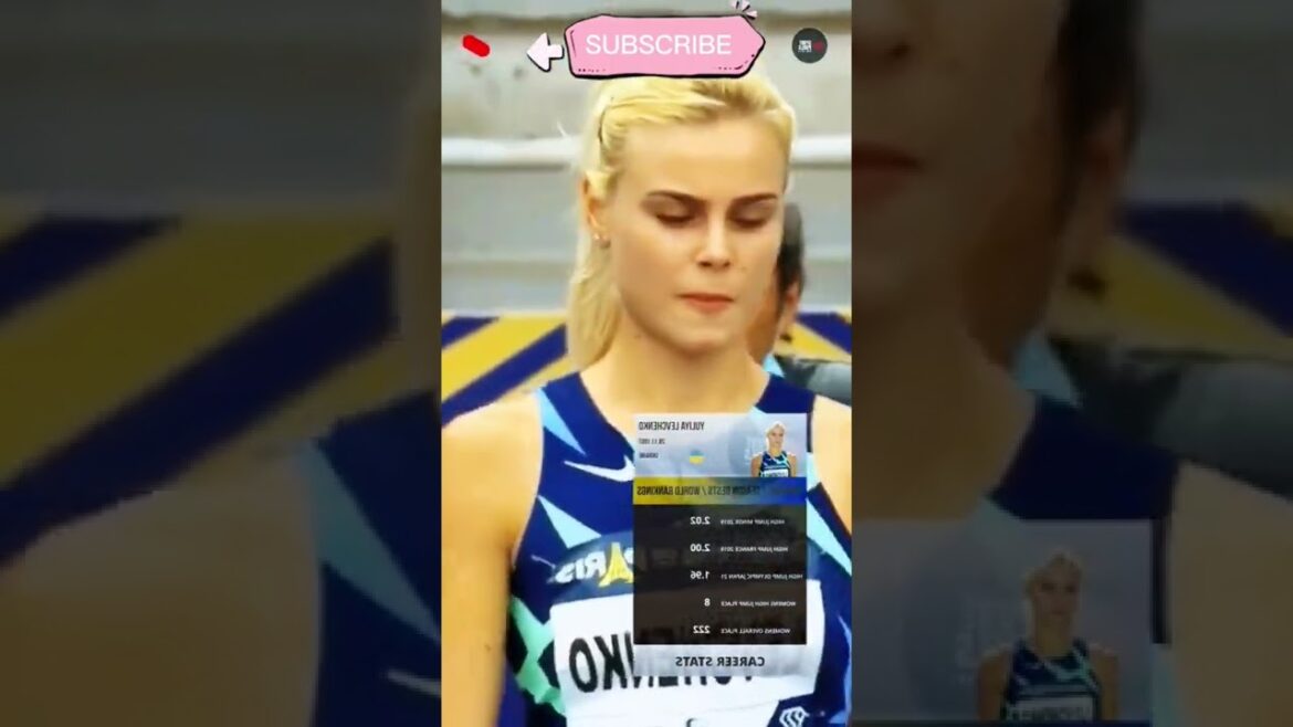 Yuliya Levchenko Most Beautiful Moment in High Jump #sports #viral #jump