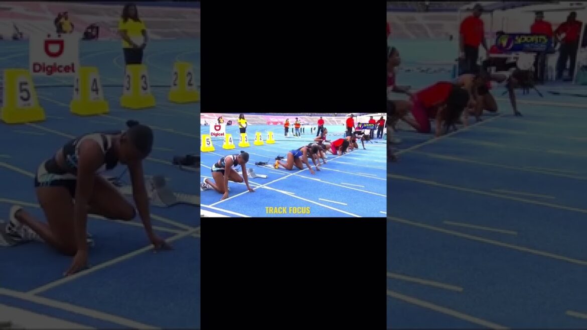 Shelly-Ann Fraser Pryce DISQUALIFIED 😳 after false starting TWICE 100m National Trials🇯🇲‼️#shorts