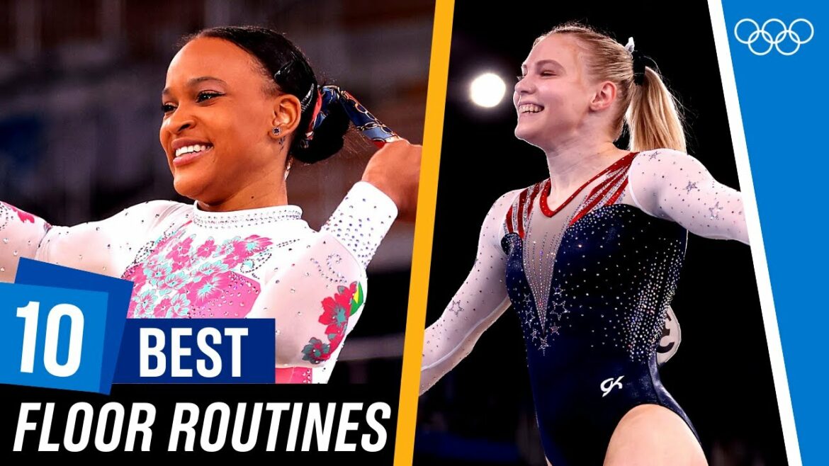 Top 10 scored women's floor routines at Tokyo 2020