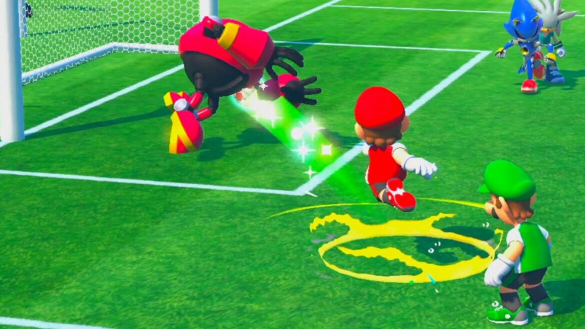 【 Mario And Sonic At the Olympic Games 2020 Football】2 Player Mario and Daisy