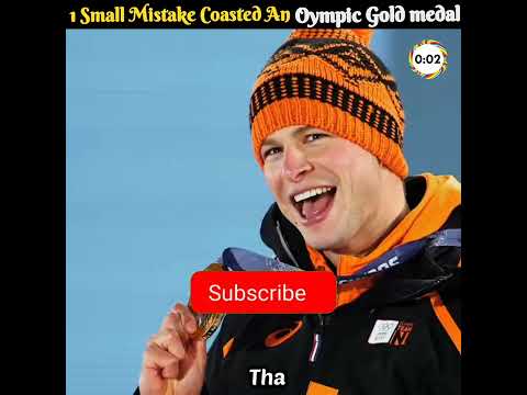 Mistake😔 That cost "Sven kramer" Olympic gold medal🏅{Explained} #shorts #speedskating #skater