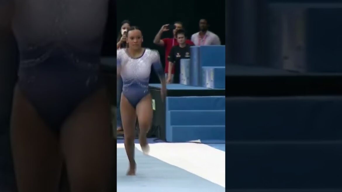 Olympic Gold Medallist Rebeca Andrade Gets Top Vault Score At Pan-American Champs 2022! #shorts