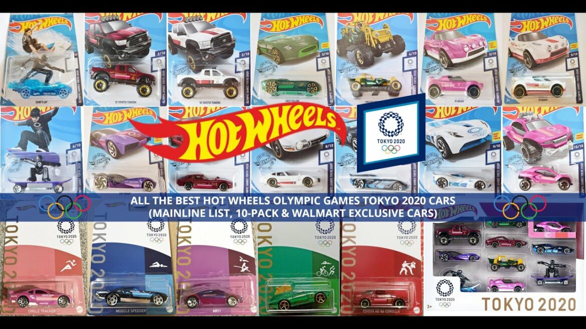 All the Best Hot Wheels Olympic Games Tokyo 2020 Cars Mainline, 10-Pack & 5 Car Set (feat. Toyota)
