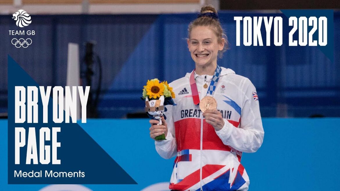 FLIPPING AMAZING! Bryony Page wins trampolining BRONZE | Tokyo 2020 Olympic Games | Medal Moments
