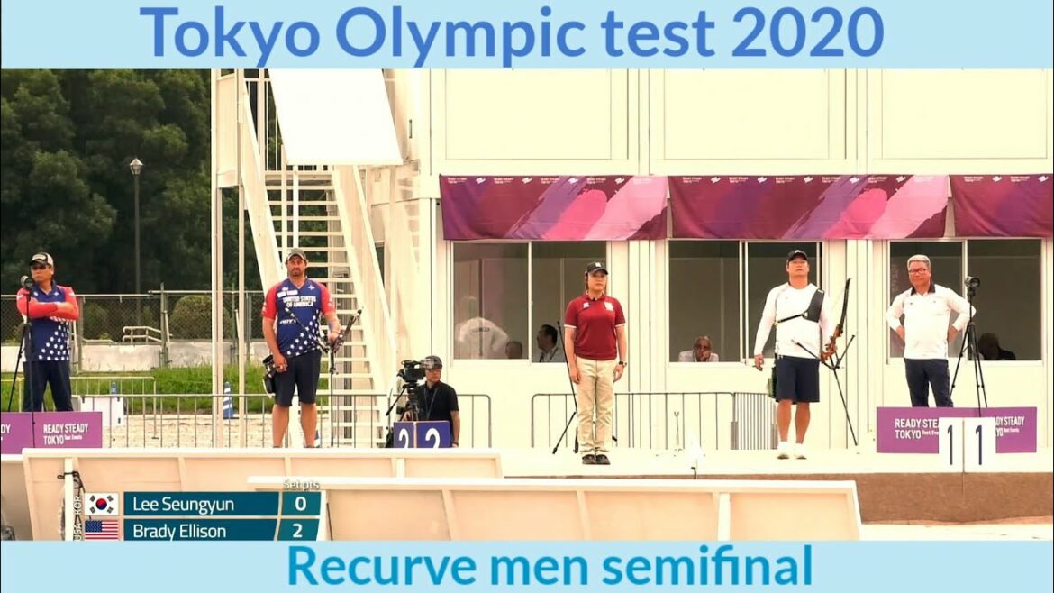 Lee Seungyun v Brady Ellison – recurve men semifinal Tokyo 2020 Olympic Test