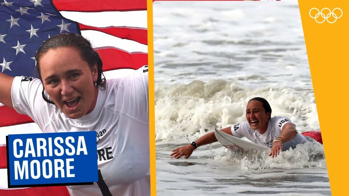 How Carissa Moore became the first ever Olympic champion in women’s surfing!