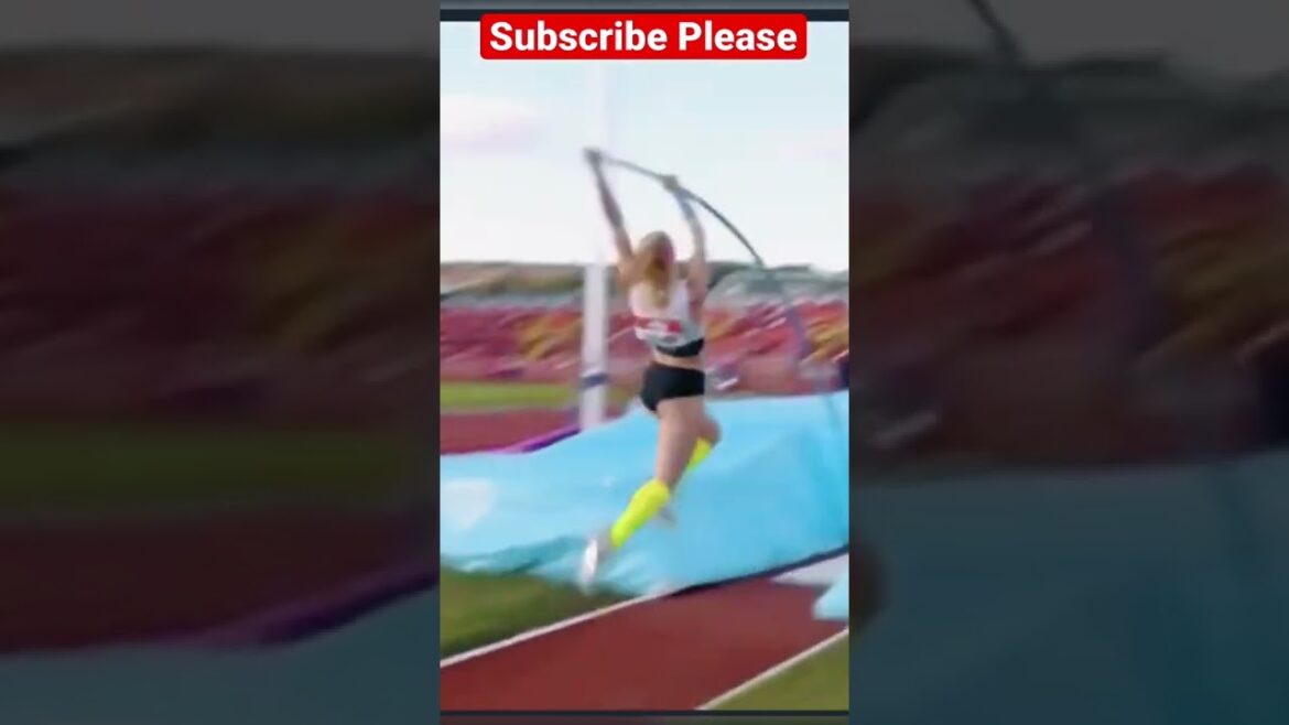 Sandic for her win 🥇 pole vaulting #polevault #polevaulter #polevaulting #sports #shorts #olympics