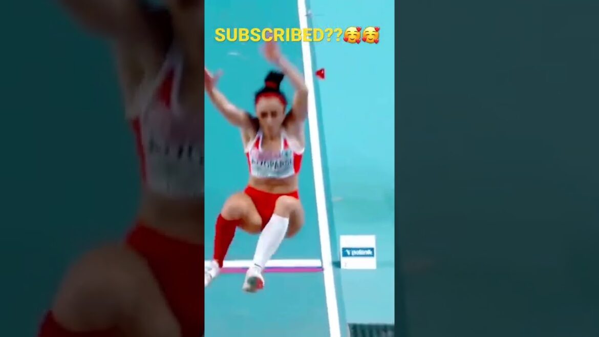 Beautiful Athlete from Malta Long Jump π₯°π₯°π