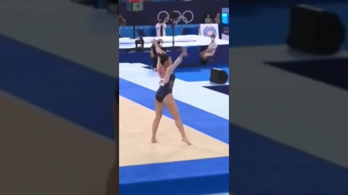 🥇OLYMPIC GOLD MEDAL Gymnastics for Sunisa Lee of USA 1 Year Ago Today! See Descrp 4 Info #shorts