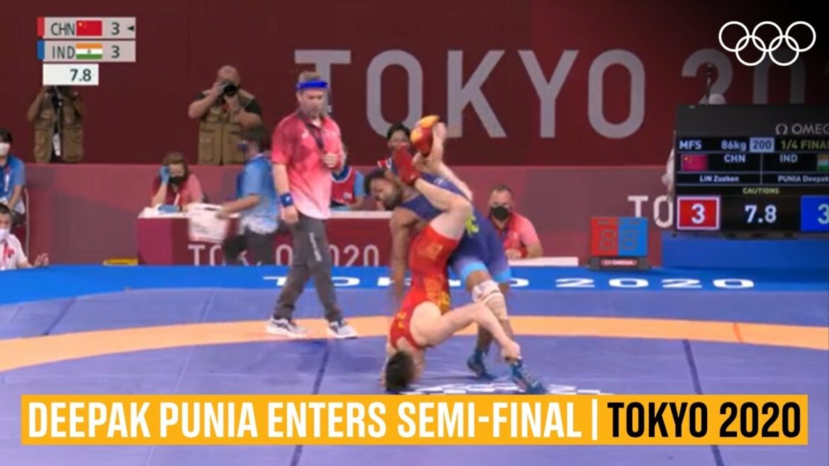 Deepak Punia enters semi-final | #Tokyo2020 Highlights