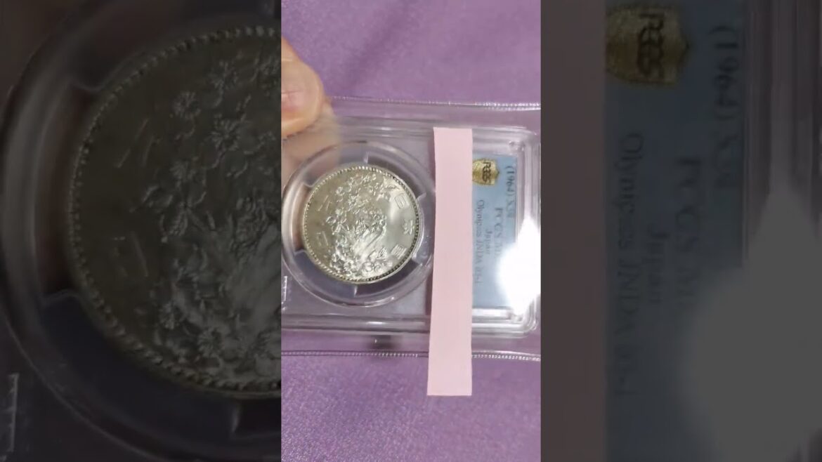 東京オリンピック千円銀貨幣pcgs ms67 稀少